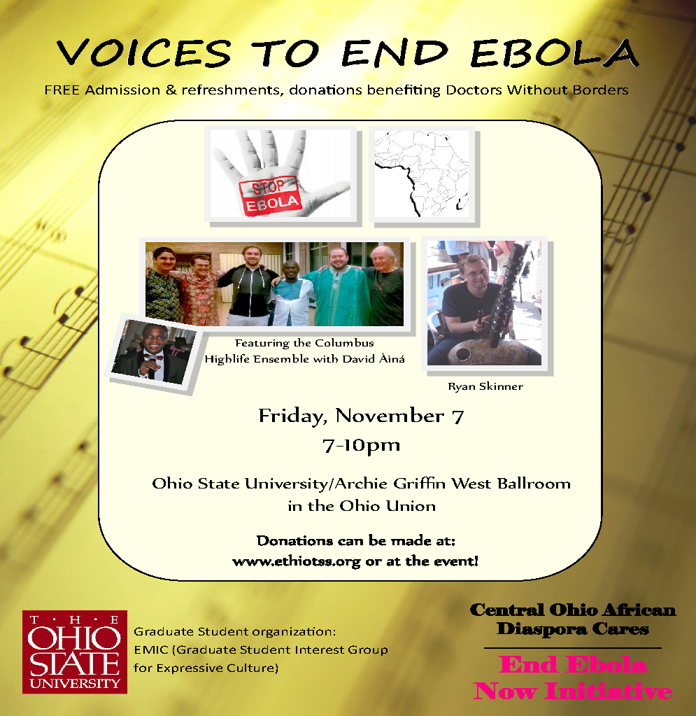 "Voices to End Ebola" poster image